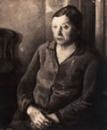 Ritratto della mamma, 1930-’31, olio, esposta Prima Quadriennale Nazionale di Roma (1931)
